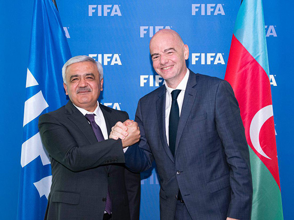 AFFA və FIFA prezidentləri Sürixdə görüşdülər