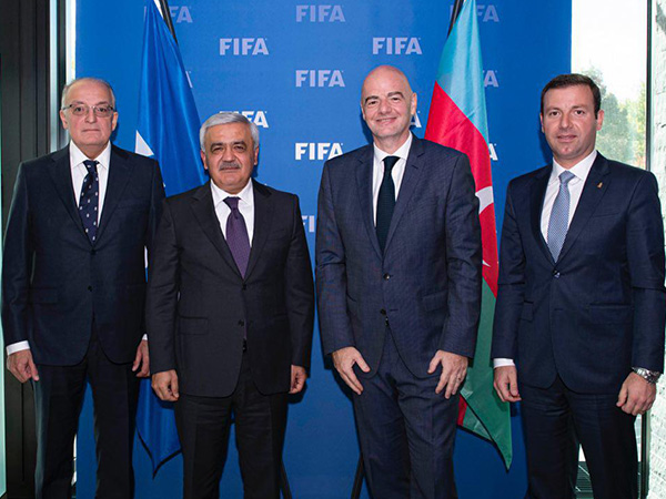 AFFA və FIFA prezidentləri Sürixdə görüşdülər