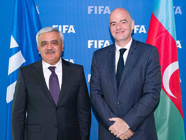 AFFA və FIFA prezidentləri Sürixdə görüşdülər