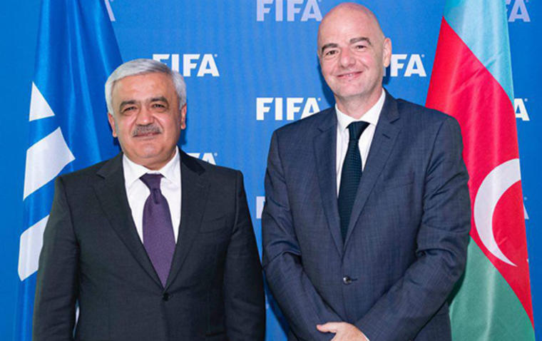 AFFA və FIFA prezidentləri Sürixdə görüşdülər
