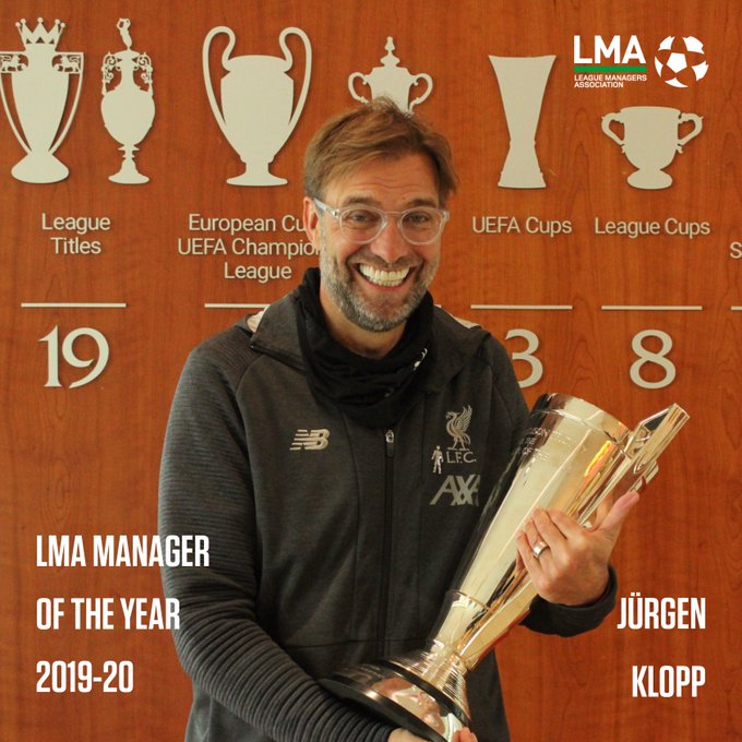 Klopp ilin məşqçisi elan olundu