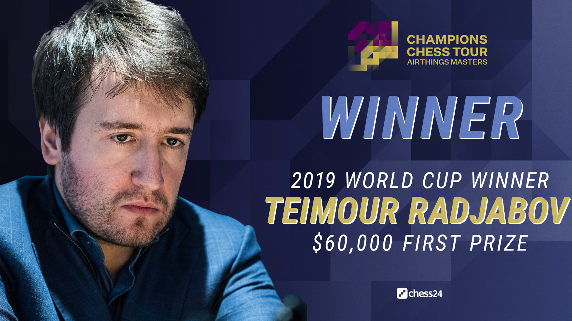 Teymur Rəcəbov Levon Aronyanı məğlub edərək çempion oldu