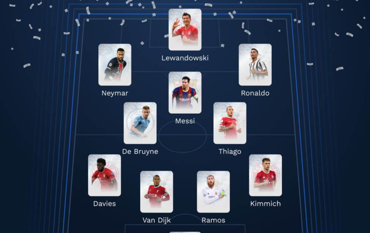 UEFA 2020-ci ilin rəmzi komandasını açıqladı - FOTO