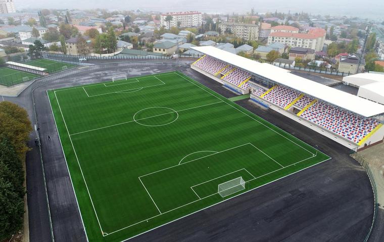 Şamaxı şəhər stadionunun açılışı olub - FOTO