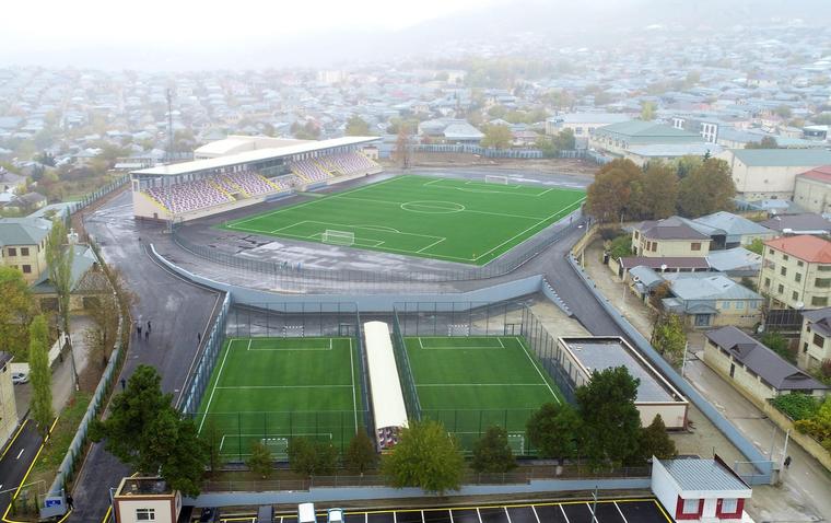 Şamaxı şəhər stadionunun açılışı olub - FOTO