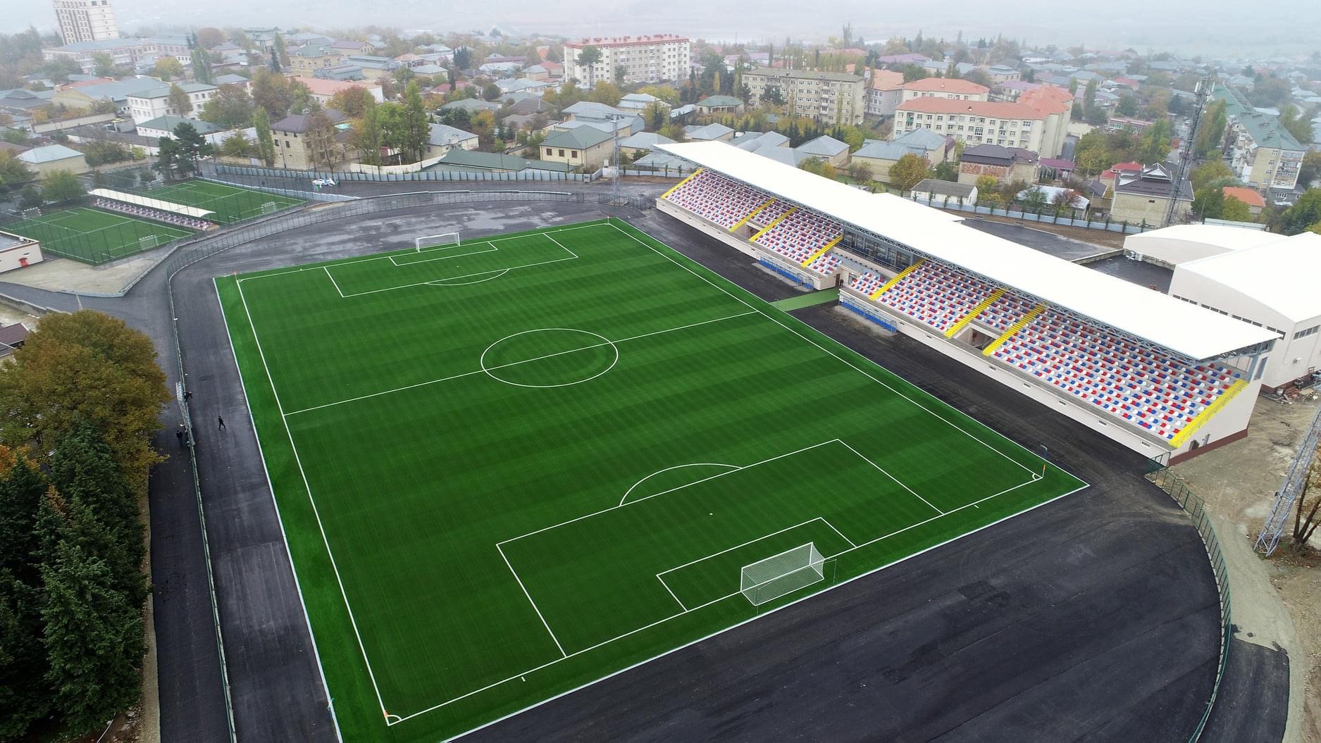 Şamaxı şəhər stadionunun açılışı olub - FOTO