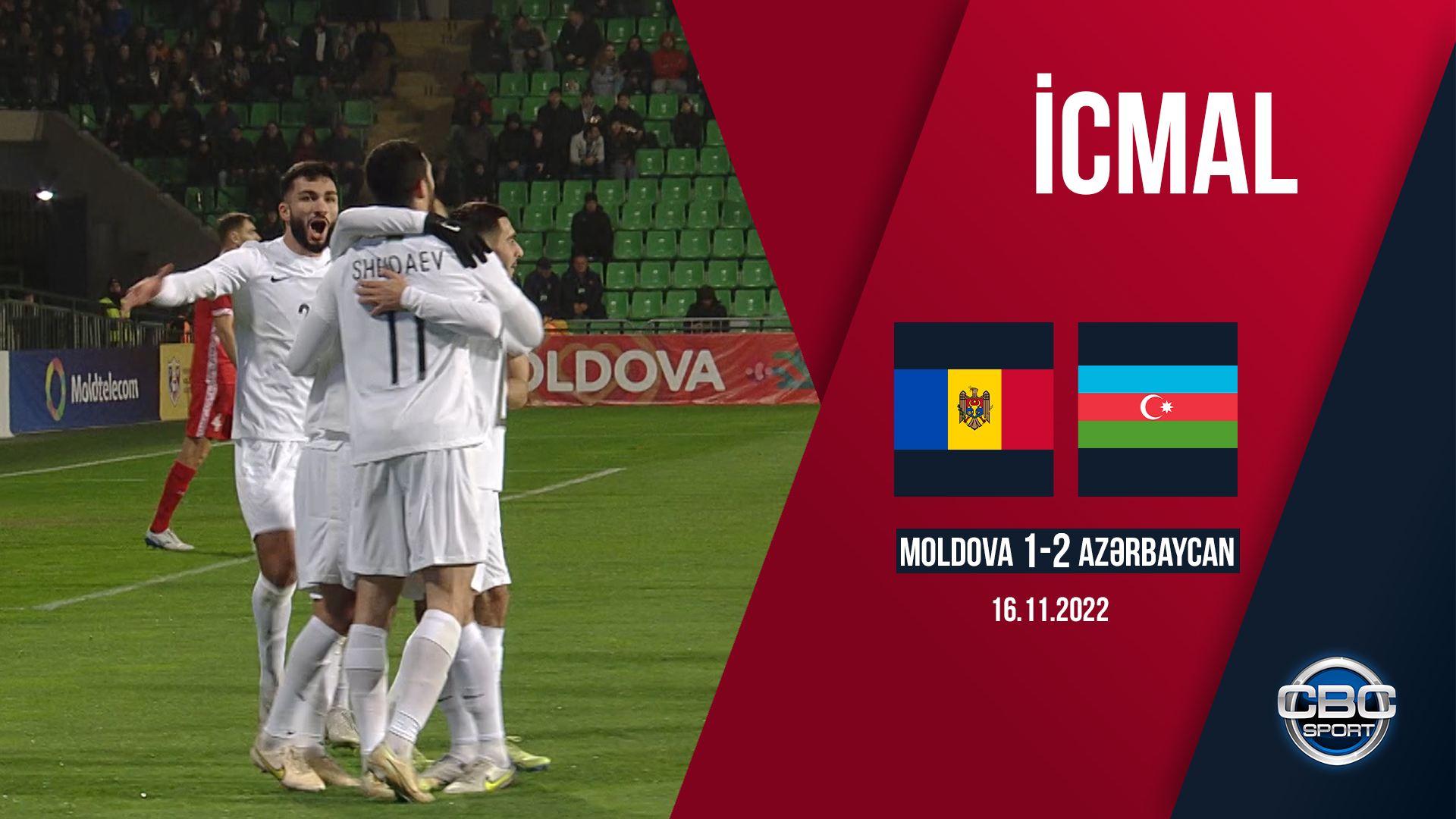 Moldova 1:2 Azərbaycan | Yoldaşlıq oyunu | İCMAL
