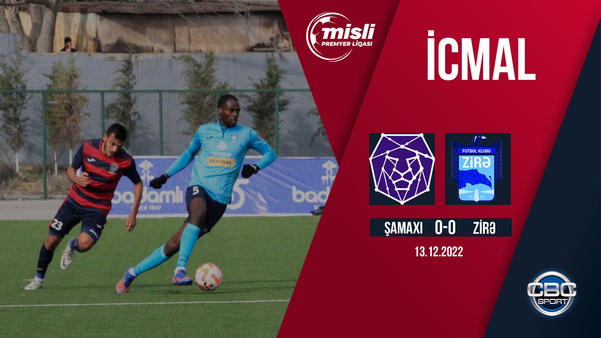 Şamaxı 0:0 Zirə | Misli Premyer Liqası, 17-ci tur | İCMAL