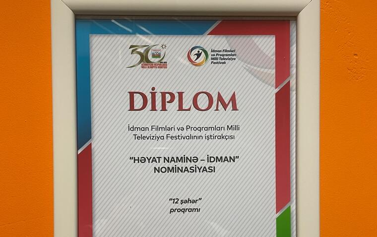 "CBC Sport" telekanalı laureatlar sırasında - FOTO