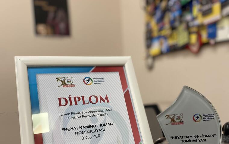 "CBC Sport" telekanalı laureatlar sırasında - FOTO