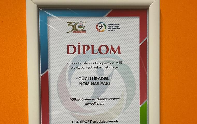 "CBC Sport" telekanalı laureatlar sırasında - FOTO