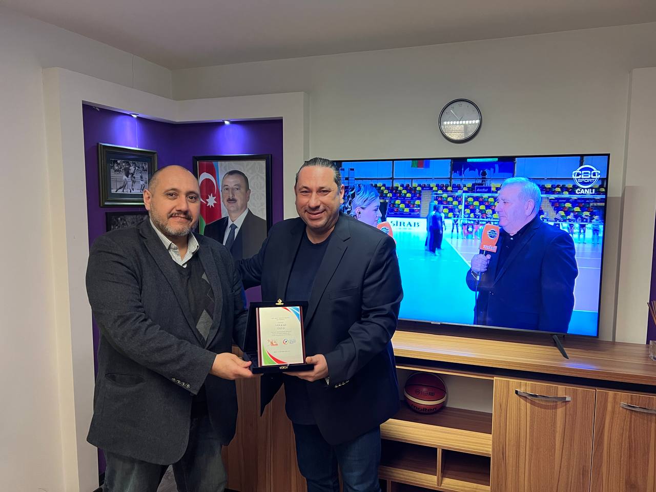 "CBC Sport" telekanalı laureatlar sırasında - FOTO