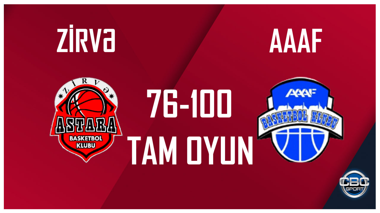Zirvə 76:100 AAAF | Azərbaycan Basketbol Liqası | TAM OYUN