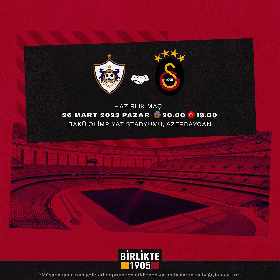 "Qarabağ" və "Qalatasaray" yoldaşlıq görüşü ilə bağlı paylaşım ediblər - FOTO
