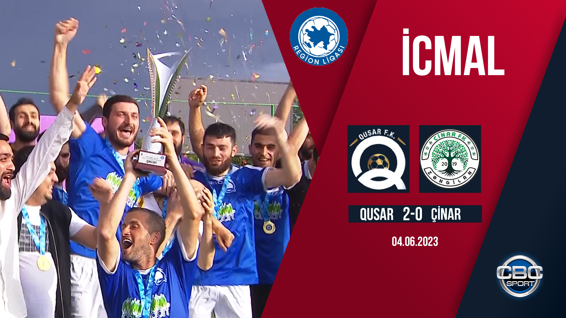 Qusar 2:0 Çinar | AFFA Region Liqası, final | İCMAL