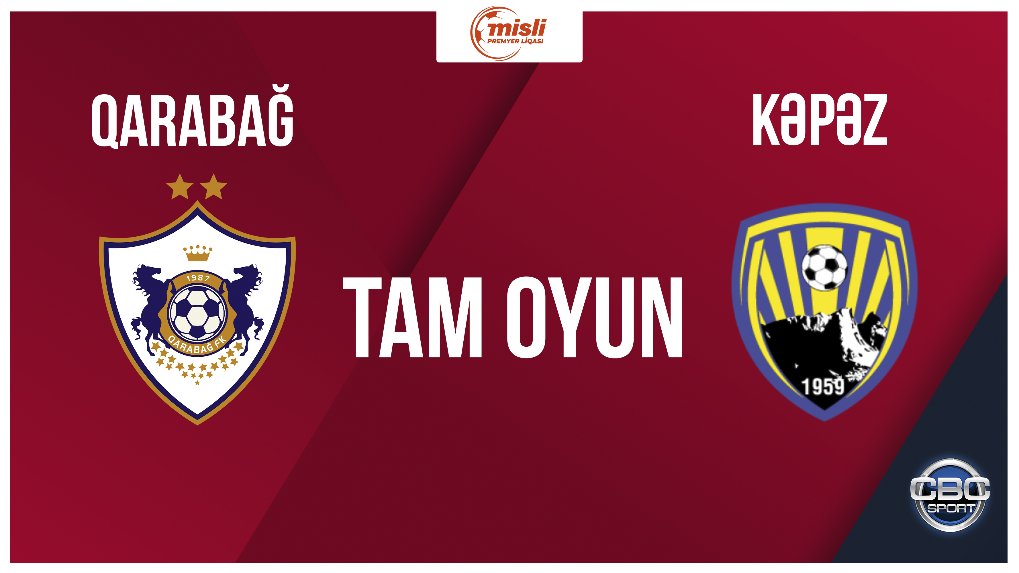 Qarabağ 1:1 Kəpəz | Premyer Liqası, 4-cü tur | TAM OYUN