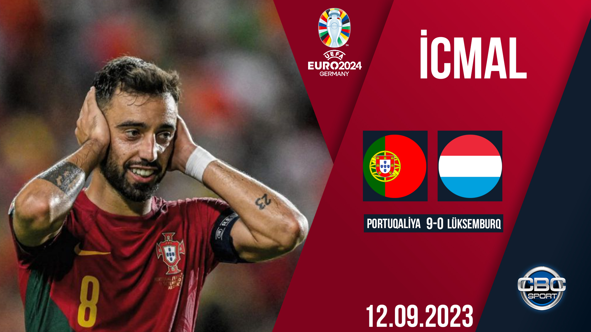 Portuqaliya 9:0 Lüksemburq | AÇ-2024, seçmə mərhələ | CANLI