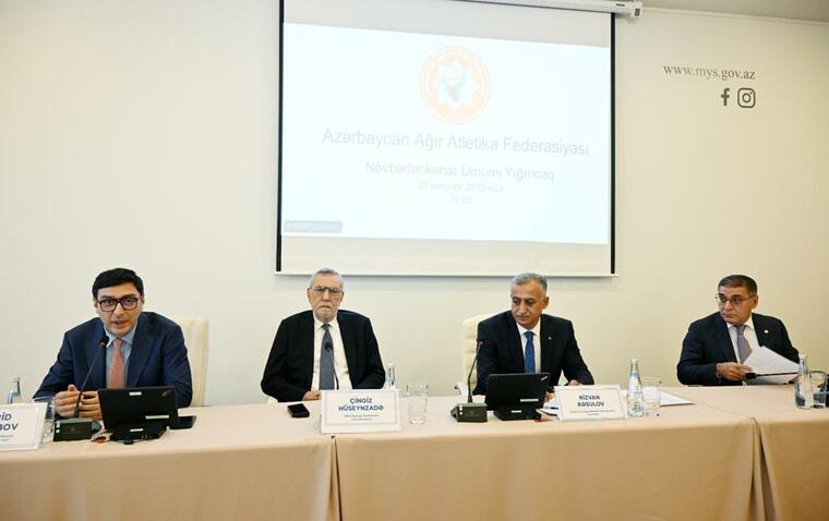 Azərbaycan Ağırlıqqaldırma Federasiyasının yeni prezidenti məlum oldu - FOTO