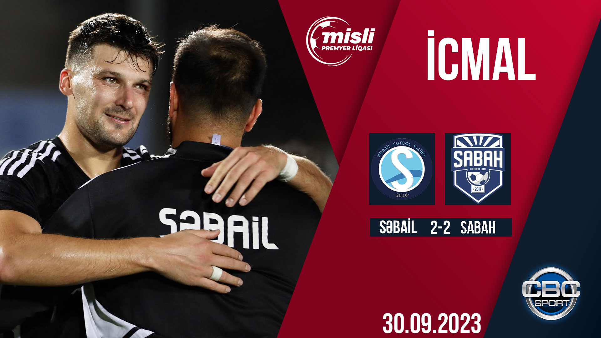 Səbail 2:2 Sabah | Misli Premyer Liqası, 8-ci tur | İCMAL