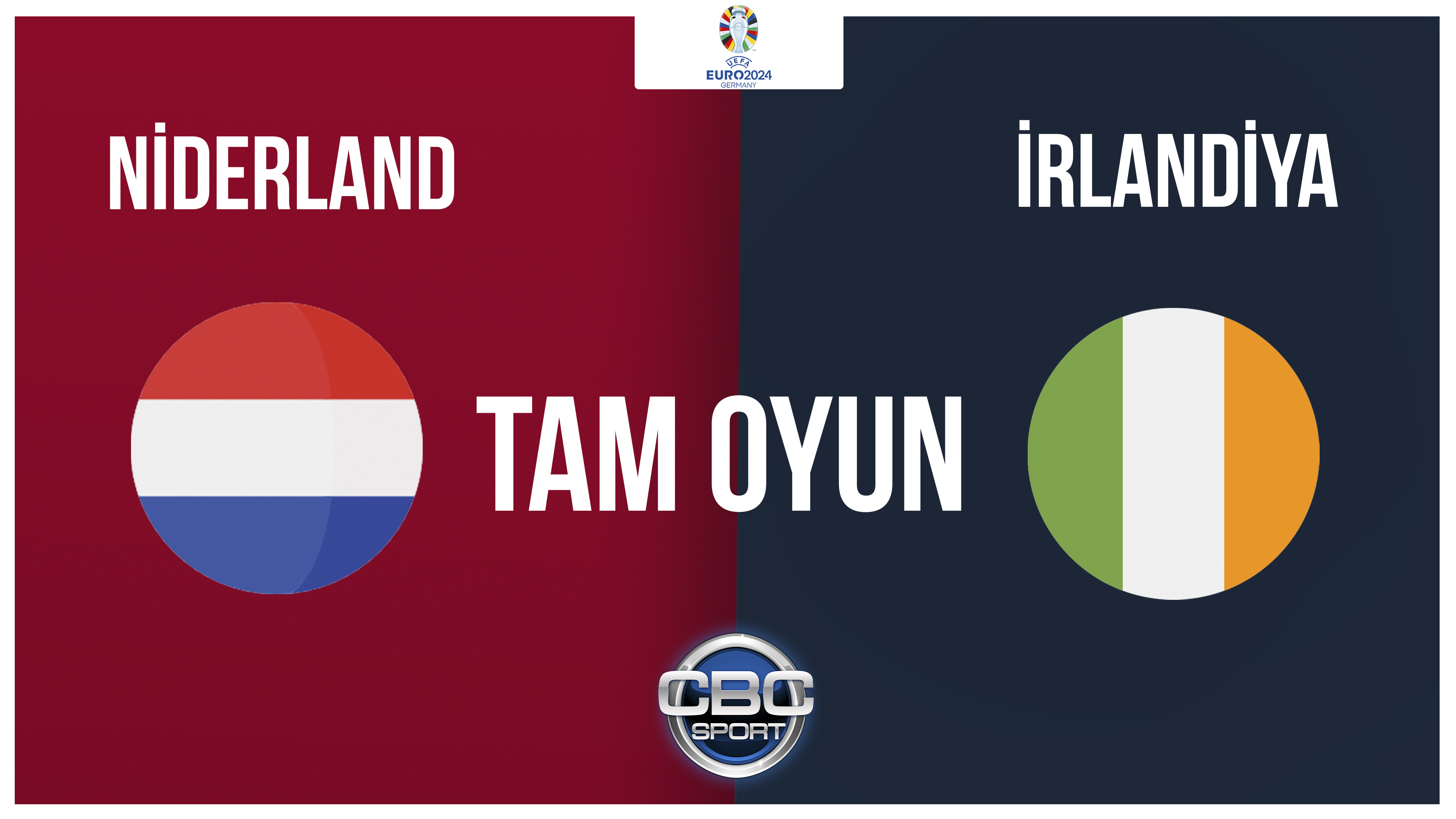 Niderland 1:0 İrlandiya | AÇ-2024, seçmə mərhələ | TAM OYUN