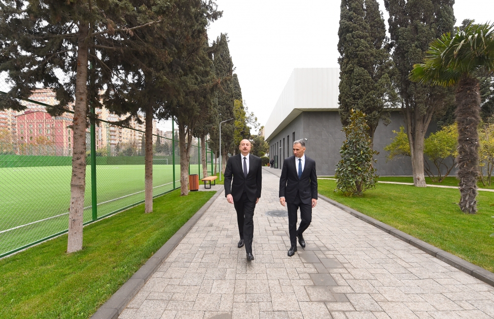 İlham Əliyev cüdo üzrə milli komandalar üçün Təlim-Məşq Mərkəzində olub