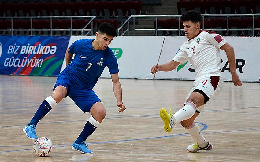 Azərbaycanın futzal üzrə U-19 millisi Mərakeşə uduzub