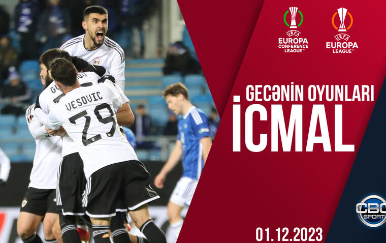 UEFA Avropa Liqası və Avropa Konfrans Liqası, gecənin oyunlarının icmalı