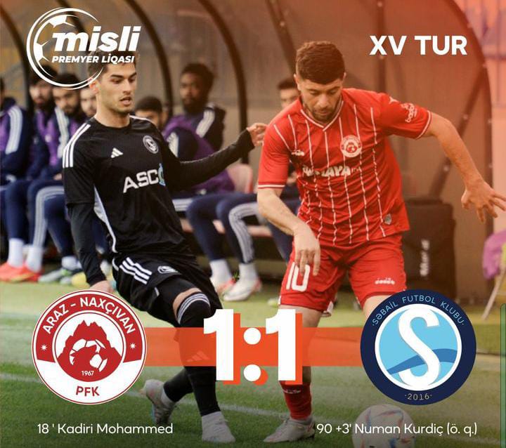 Premyer Liqa: "Səbail" son dəqiqə qolu sayəsində məğlubiyyətdən xilas olub