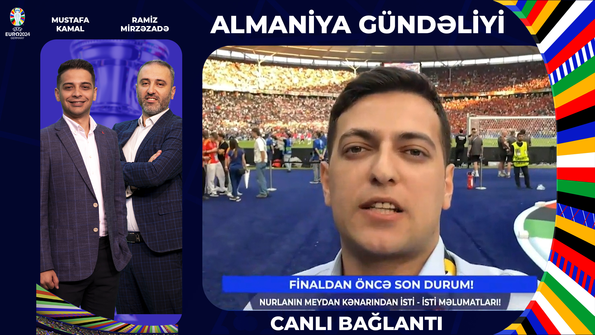 “OLİMPİAŞTADİON”DAN İSTİ-İSTİ GÖRÜNTÜLƏR! TRİBUNADA AB-HAVA | CANLI BAĞLANTI