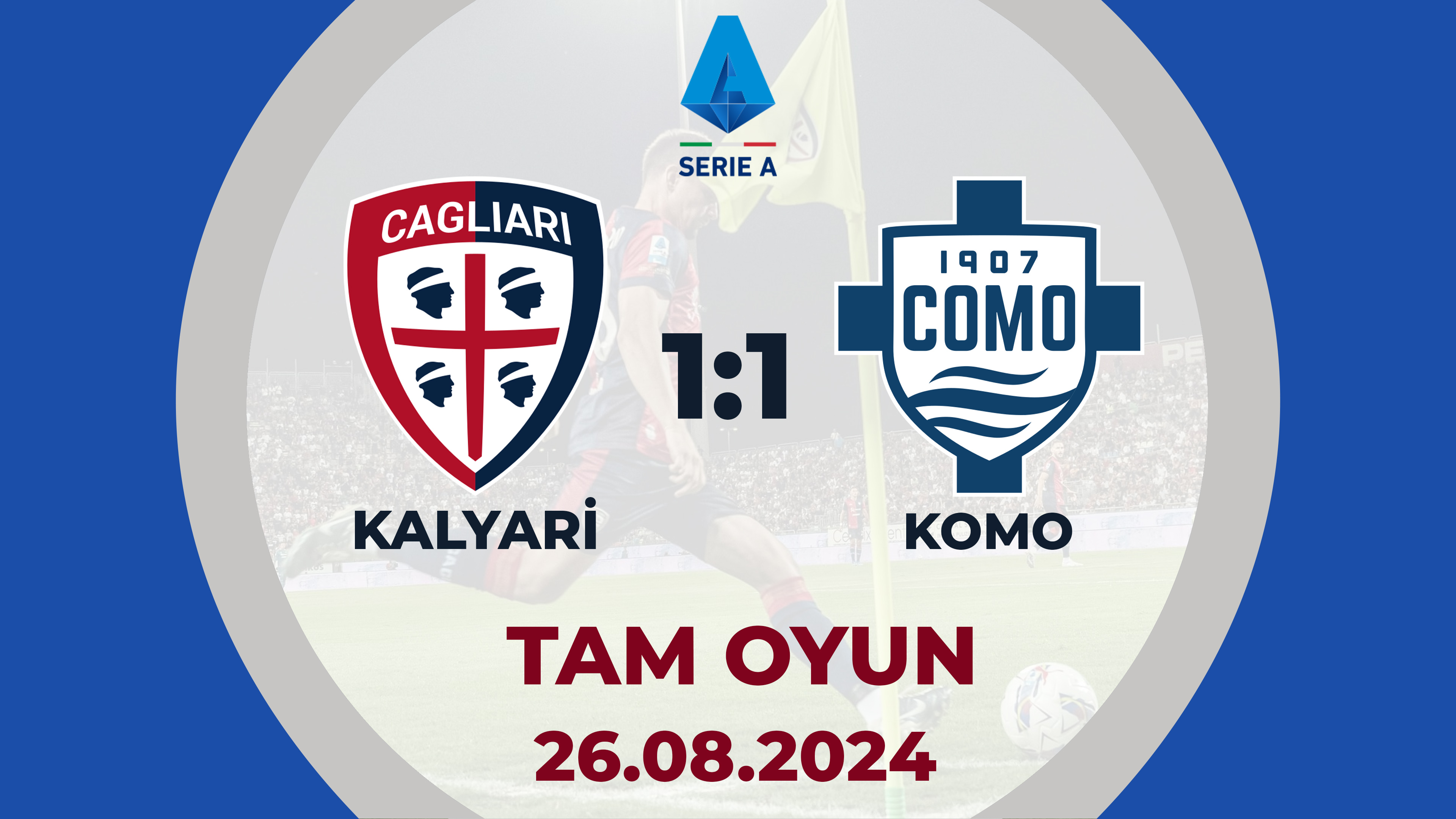 Kalyari 1:1 Komo | İtaliya A Seriyası, 2-ci tur | TAM OYUN