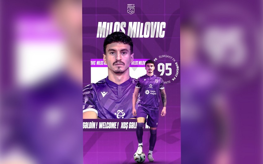 “Sumqayıt” heyətini monteneqrolu futbolçu ilə gücləndirib