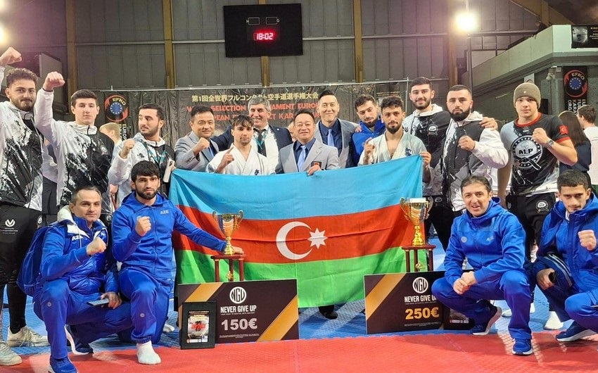 Avropa Kuboku: Karateçilərmiz 1 qızıl və 1 gümüş medal qazanıblar