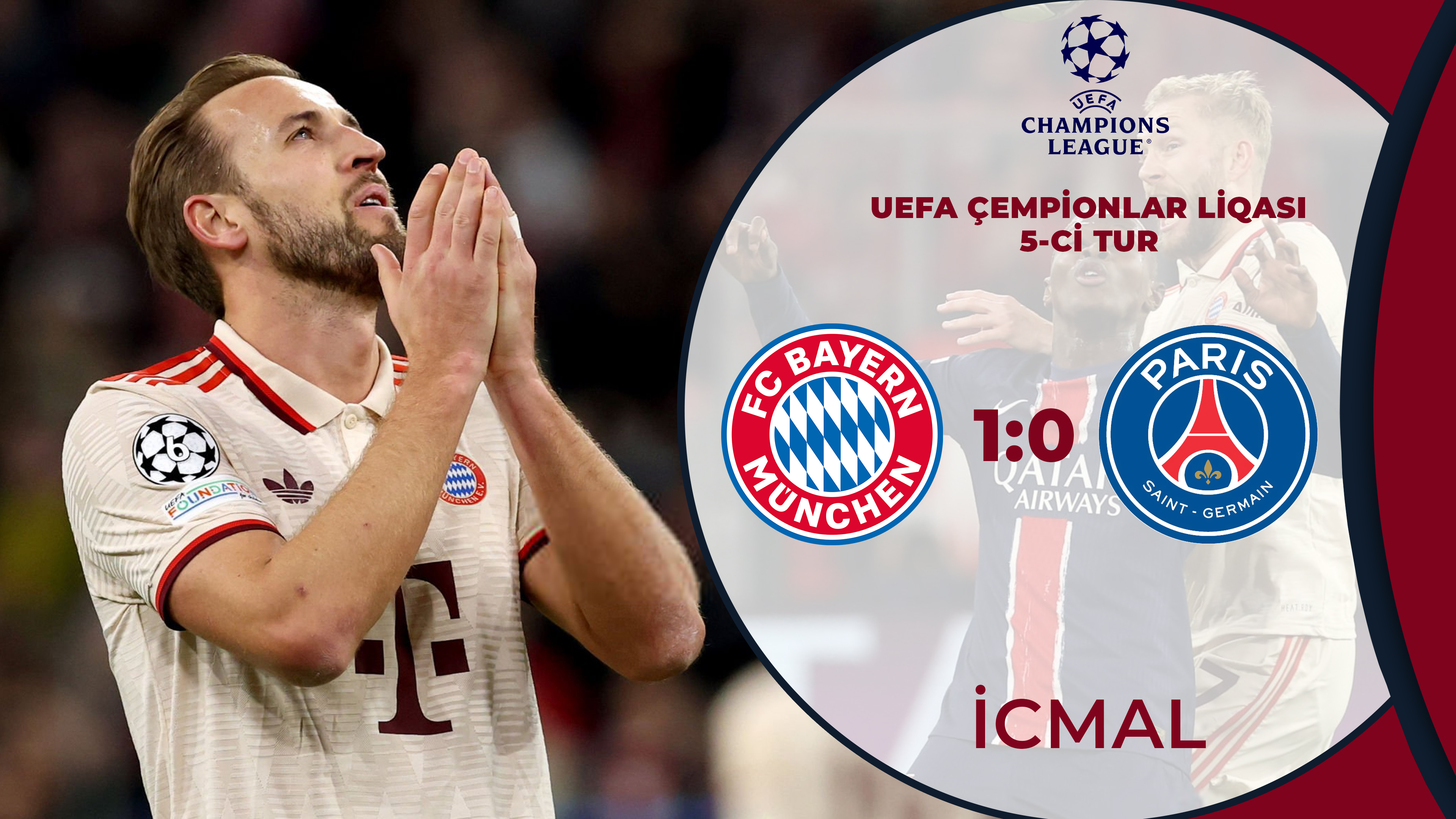 Bayern Münhen 1:0 PSJ | UEFA Çempionlar Liqası | İCMAL