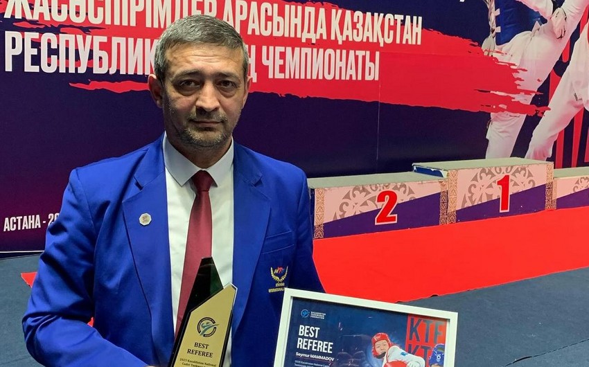 Referimiz Qazaxıstanda ən yaxşı hakim adına layiq görülüb