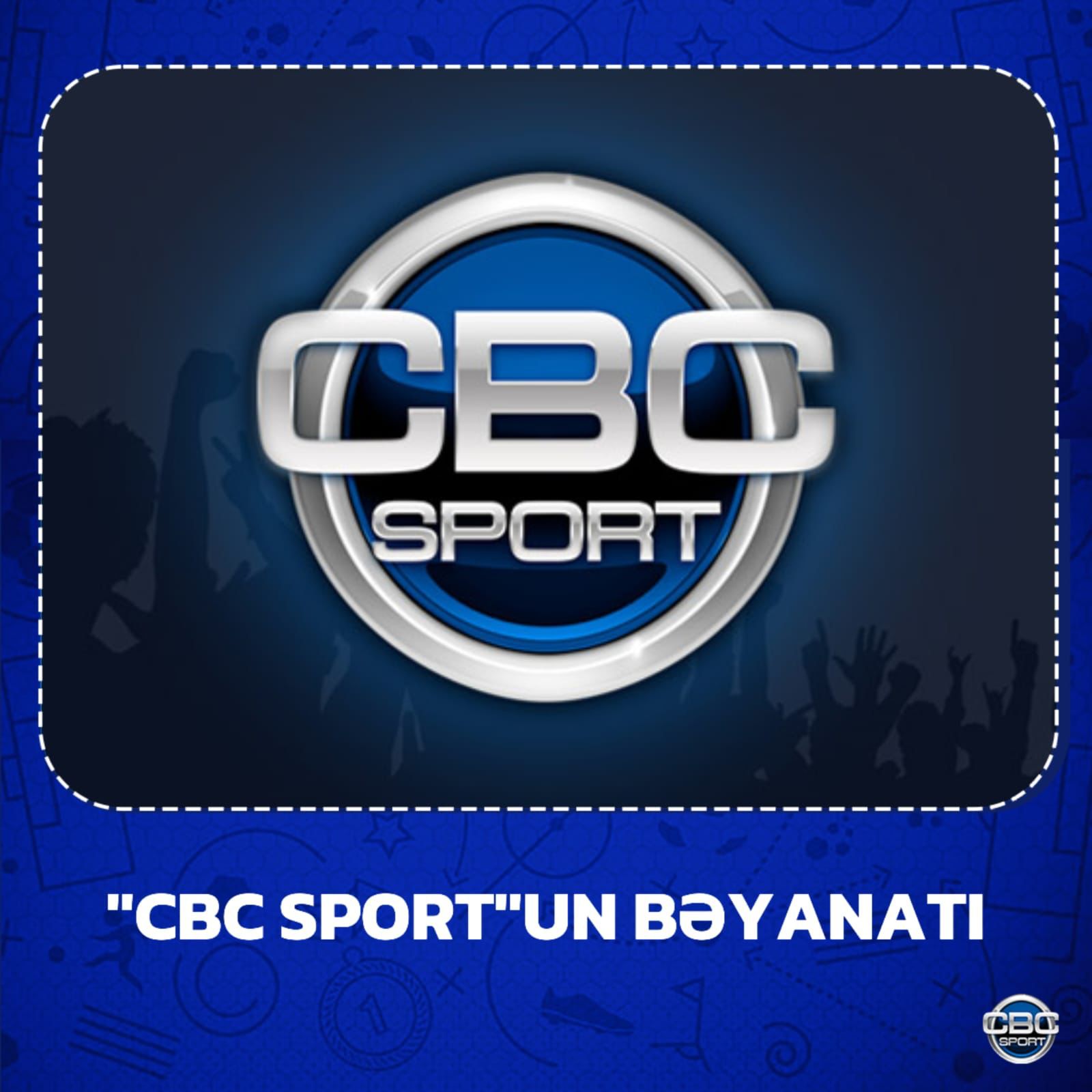 "CBC Sport"un bəyanatı