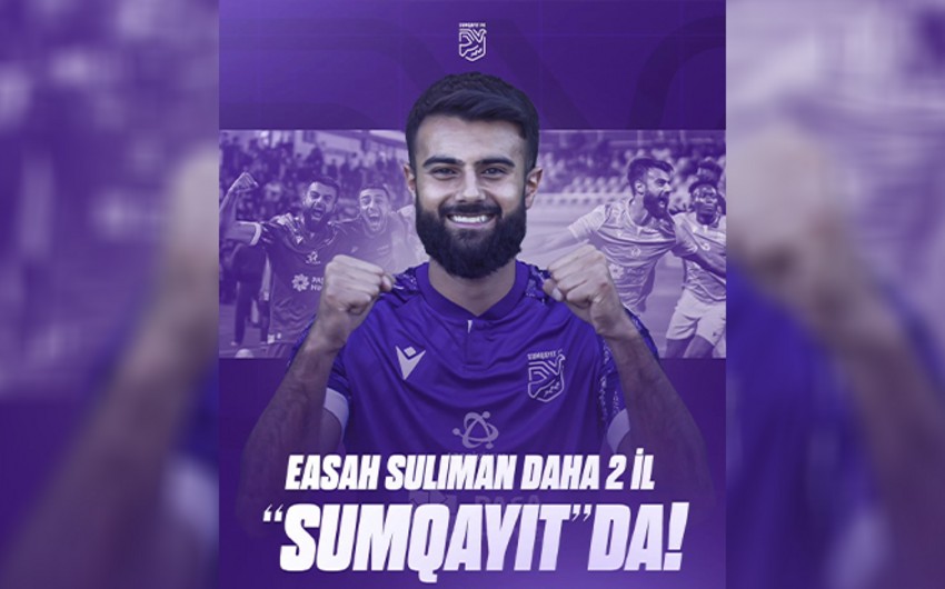 "Sumqayıt" futbolçusu ilə müqavilənin müddətini uzadıb