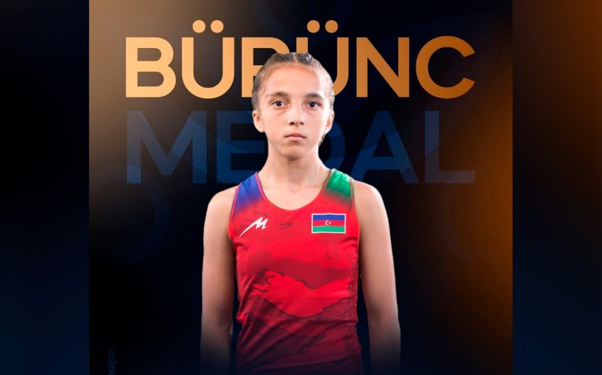 Qadın güləşçimiz Avropa çempionatında bürünc medal qazanıb
