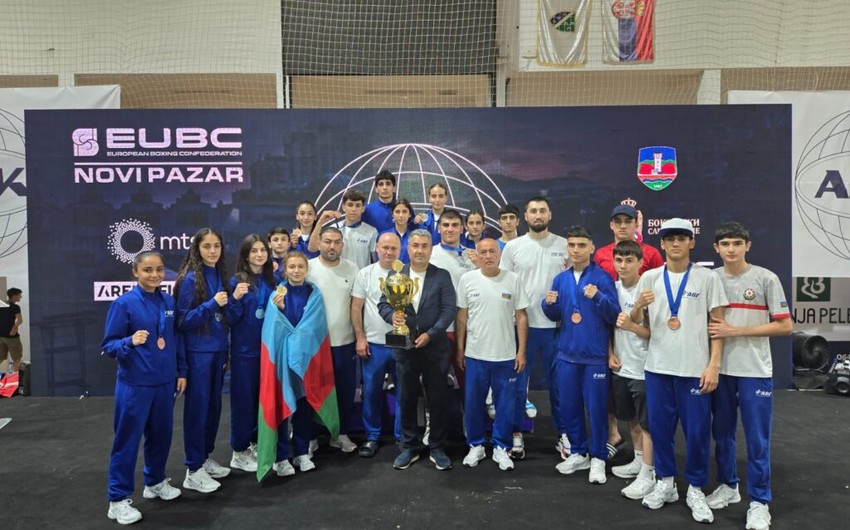 Daha bir boksçumuz Avropa birinciliyində medal qazanıb