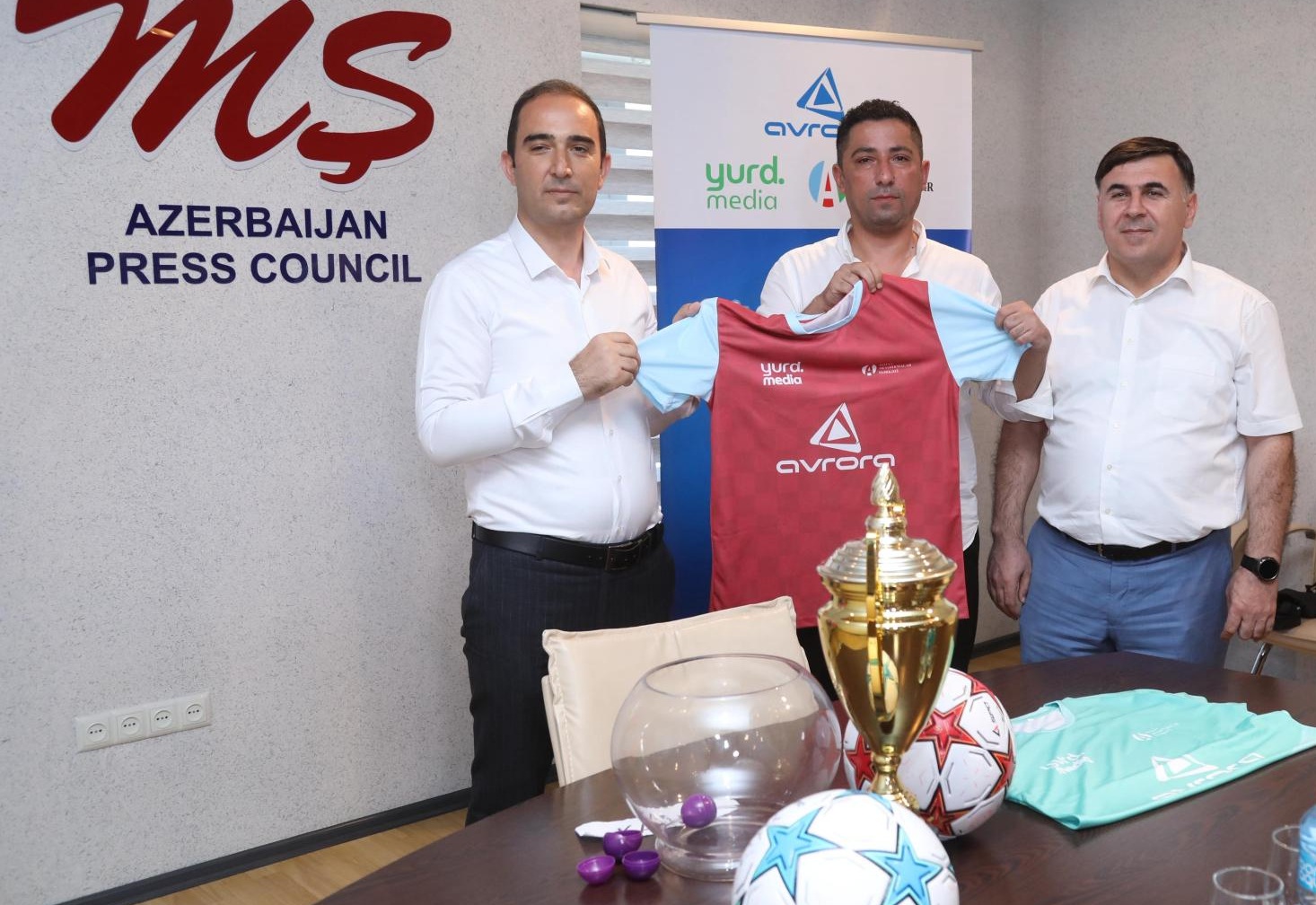 Şamaxıda təşkil olunacaq Media Kuboku minifutbol turnirinin püşkatma mərasimi keçirilib
