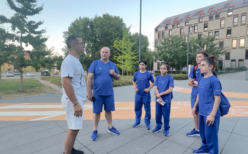 MOK nümayəndəsi idman gimnastlarımızla görüşüb
